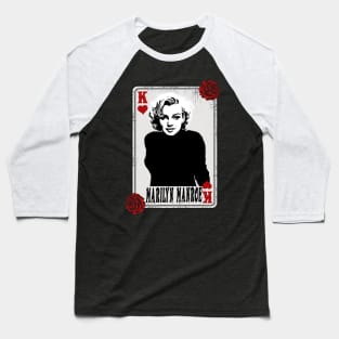 Vintage Card Marilyn Manroe Baseball T-Shirt